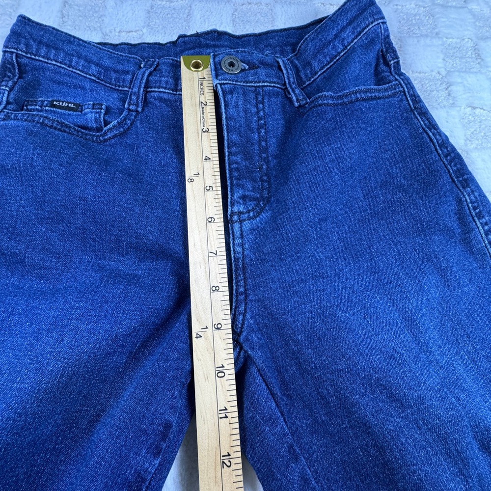 Kuhl Womens Straight Leg Jeans Dark Indigo Blue Denim Outdoor Pants Size 2 - Picture 4 of 15